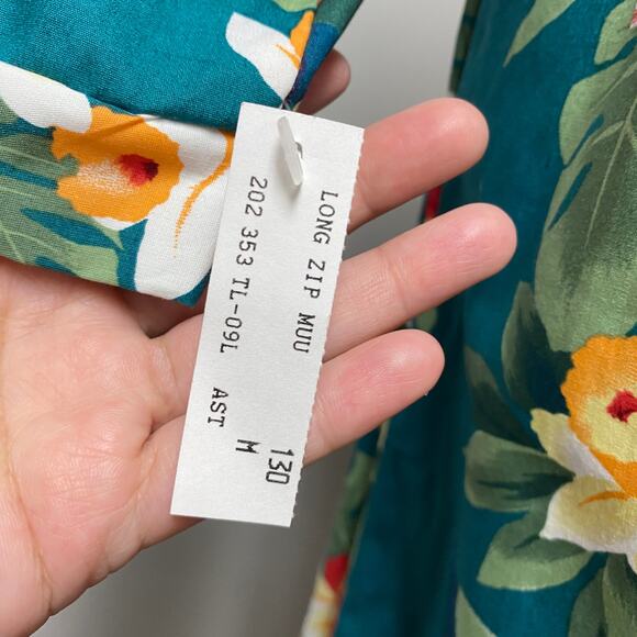 Vintage Royal Creations Hawaii Womens Size M Short Sleeve Floral Maxi Dress - Picture 10 of 10